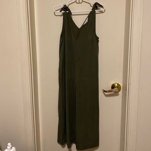 BCBGeneration Army Green Jumpsuit S